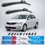 Cumpara ieftin Ștergătoare Skoda Rapid Liftback (NH3) (2012&ndash;2019) &ndash; Set Față &ndash; TeamCar&reg;
