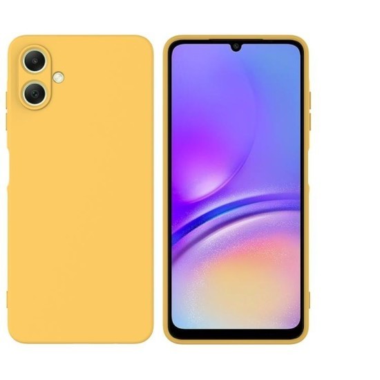 Husa Soft Touch, slim, ALC Mobile, anti soc, compatibila cu Samsung Galaxy A07, Galben Tpu