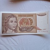 Iugoslavia 10000 dinari 1992 UNC
