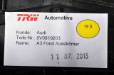 Gura de ventilație planșa de bord AUDI A3 Cabrio 8V7, 8VE 2015 OEM: 8V0819203 2625524