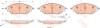 Set placute frana,frana disc VW PASSAT ALLTRACK (365) (2012 - 2014) TRW GDB1918
