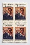 4 timbre Statele Unite bloc de 4 val. MNH 1975 Paul Laurence DUNBAR _ Scott 1554