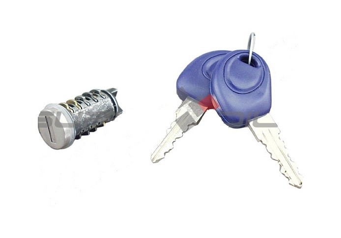 Butuc yala usa Fiat Bravo/Brava (182), 06.1995-10.01, Seicento (187), 02.98-11.2010, fata/spate, cu chei, cu o usa pentru yala de la portbagaj