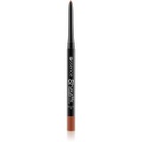 Essence 8h Matte Comfort dermatograf mat de buze cu ascutitoare culoare 17 Must Have Brown 0,3 g