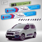 Cumpara ieftin Ștergătoare Citro&euml;n &euml;-Berlingo Gen III (K9) MPV 2021-prezent | Set Față și Spate Flat Premium &ndash; TeamCar&reg;