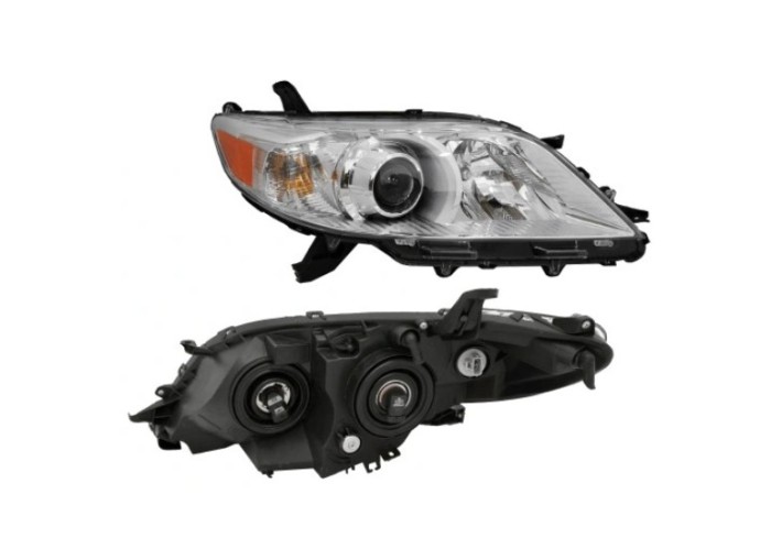 Far TOYOTA SIENNA, 01.2010-2020, model : LE, Limited, Standard, XLE, partea dreapta, fara day running lumini; Type= USA; H11+HB3+PY27/7W; manual; sil