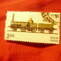 Timbru India 1976 - Locomotiva , val. 2R stampilat