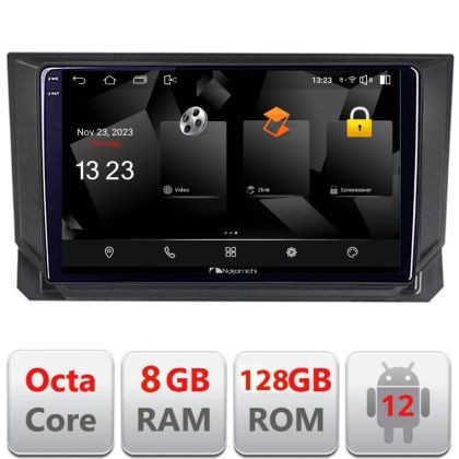 Navigatie Seat Ibiza 2017- 5960Pro-IBZ Android Octa Core Qualcomm 2K Qled 8+128 DTS DSP 360 4G Optical CarStore Technology