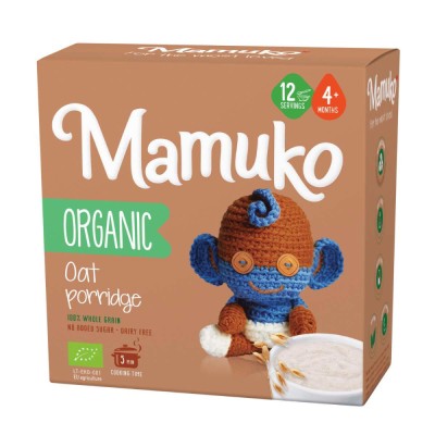 Porridge din Ovaz Eco 4+ luni 200 grame Mamuko foto
