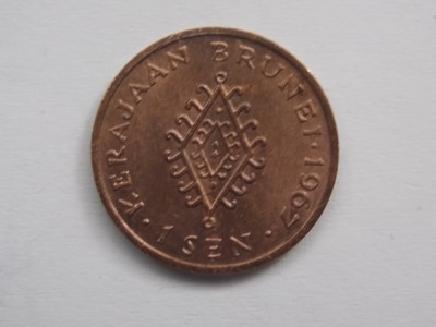 1 SEN 1967 BRUNEI foto