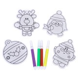 Set creativ-Primele mele decoratiuni de Craciun,13 piese