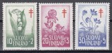 Finlanda 1958 - Flori - Prevenirea tuberculozei, MNH, Nestampilat