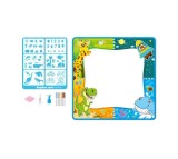 Covor de desenat pentru copii, se poate sterge, accesorii incluse, 80 x 80 cm, Oem