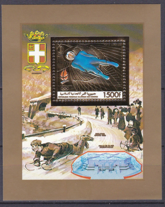 DB1 Sport Olimpiada Iarna Albertville 1992 Comore SS MNH