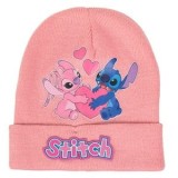 Caciula Roz Stitch cu Patch din Cauciuc pentru Copii, CMCLASS
