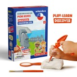 Cumpara ieftin Arkerobox - Set arheologic educational si puzzle 3D, Moai Heads