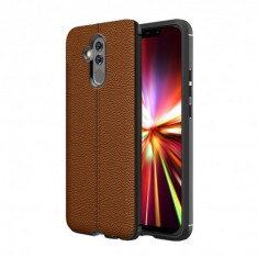 Husa Digitech Fine Business pentru Huawei Mate 20 Lite, Maro foto