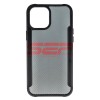Husă iPhone 12 Pro Max, TPU + PC, Carbon Fiber, Negru