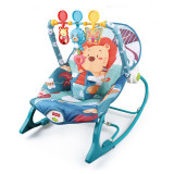 Balansoar si scaun electric 3 in 1 pentru bebelusi, VisionHub&reg;, Multifunctional cu Cantece de leagan si vibratii linistitoare, Centura in 3 puncte si