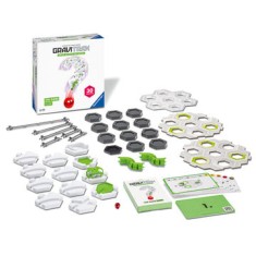 Joc de constructie Gravitrax - The Game Flow, set de baza cu 38 piese si 30 de provocari incluse