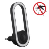 Lampa de Veghe și Repelent de Insecte 2 &icirc;n 1 Oval Negru, CMCLASS