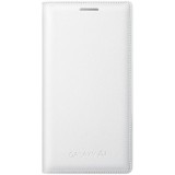 Husa de protectie Flip Cover Samsung pentru Galaxy A3, White, Alb, Cu clapeta, Piele Ecologica