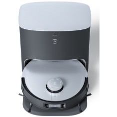 Aspirator robot, Ecovacs, Deebot X1 Plus, cu baza de autocuratare, Negru/Gri