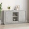 Gossi dulap, gri beton, 102x35x60 cm, lemn prelucrat