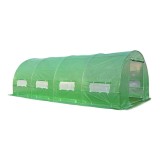 Solariu pentru gradina, structura metalica + folie polietilena, 6 x 3 x 2 m