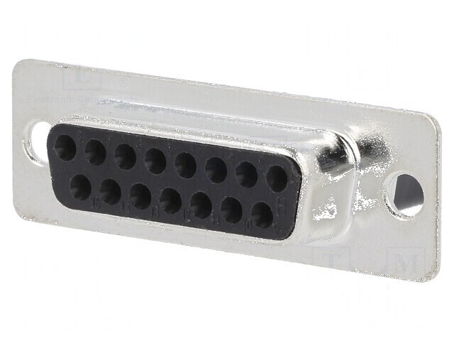 Cabo D-Sub 15 PIN Mamă Crimpat Negru - Conector Mufă pentru Aplicatii Electronice