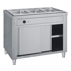 Bain marie, masa calda mentinere, 3 tavi GN 1/1