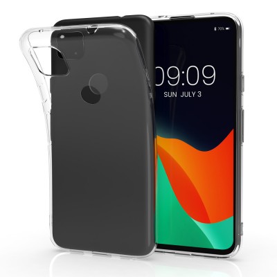 Husa pentru Google Pixel 4a, Silicon, Transparent, 56662.03, kwmobile foto