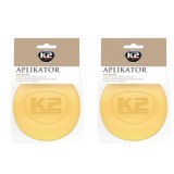 Cumpara ieftin K2 Bureti Aplicatori Ceara Auto - Set 2 Bucati - Lustruire, Curatare Tapiterie, Plastic, Piele