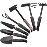 Set 7 unelte de gradina eMazing, pentru prelucrare sol, plantare si ingrijire plante