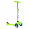 Trotineta Copii Globber Primo V2 Lights Verde, Roti LED, Ghidon Ajustabil, 3-8 Ani, Max 50kg