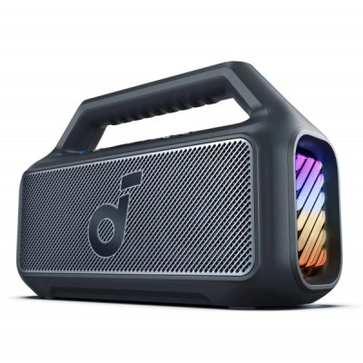Boxa Portabila Bluetooth Anker SoundCore Boom 2, 80W, TWS, RGB, Waterproof, Neagra A3138011 foto