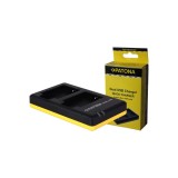 Nikon EN-EL12, ENEL12 Dual Quick baterie / &icirc;ncărcător de baterii Cablu Micro-USB - Patona