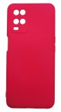Husa din silicon, silk touch si catifea pentru Oppo A54, Rosu, Oem