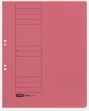 DOSAR CU CAPSE ELBA SMART EYELET A4 1/1, CARTON MANILA 250G/MP, CULOARE ROSU
