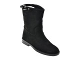 Ghete FLAVIA PASSINI negre, ATC473, din piele intoarsa