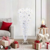 Cumpara ieftin Brad de Craciun artificial cu 150 LED Alb 120 cm PVC si Otel