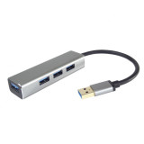 HUB USB 3.1 cu 4 porturi USB-A, ku3hub4e, Oem
