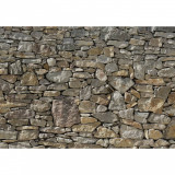 Komar Fototapet mural Stone Wall, 368 x 254 cm, 8-727 GartenMobel Dekor, vidaXL