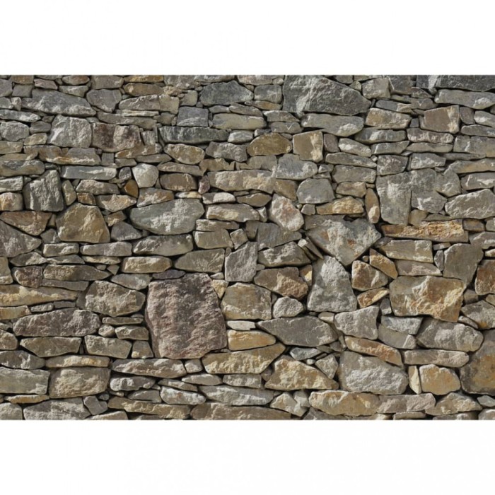 Komar Fototapet mural Stone Wall, 368 x 254 cm, 8-727