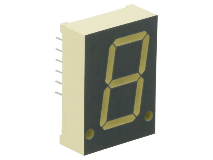 Afișaj LED 7 Segmente Roșu 20mm