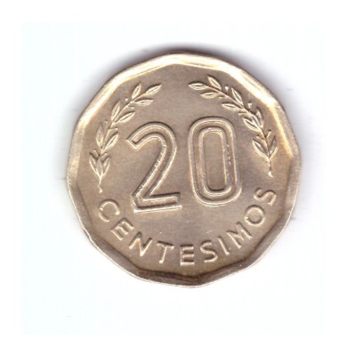 Moneda Uruguay 20 centesimos 1981, stare buna, curata foto