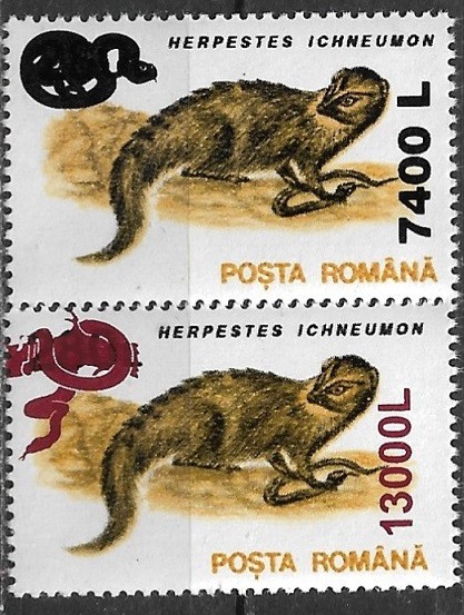 B0477 - Romania 2001 - Fauna 2v.neuzat,perfecta stare