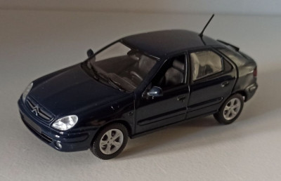 Macheta Citroen Xsara Facelift 2002 bleumarin - Norev 1/43 foto