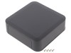 Carcasă ABS Gri &Icirc;nchis 125x125x35mm PF13-4-13D