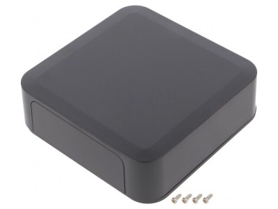 Carcasă ABS Gri &amp;Icirc;nchis 125x125x35mm PF13-4-13D foto
